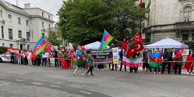 ABD'de yaşayan Türkler, Biden'ın 1915 olaylarıyla ilgili açıklamasını protesto etti