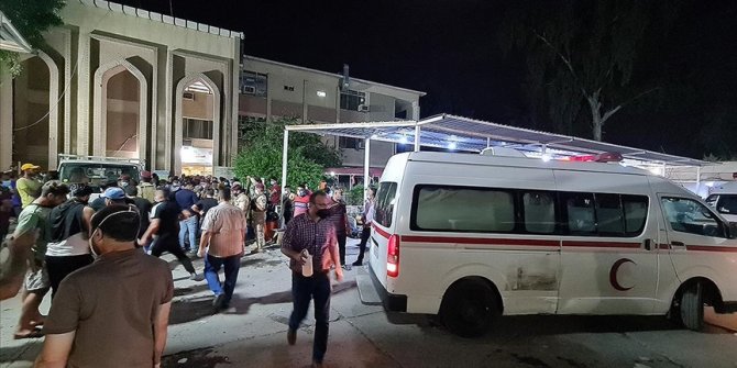 Bağdat’taki pandemi hastanesinde çıkan yangında 82 kişi hayatını kaybetti