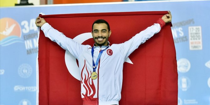 Avrupa Artistik Cimnastik Şampiyonası'nda milli sporcu Ferhat Arıcan'dan altın madalya