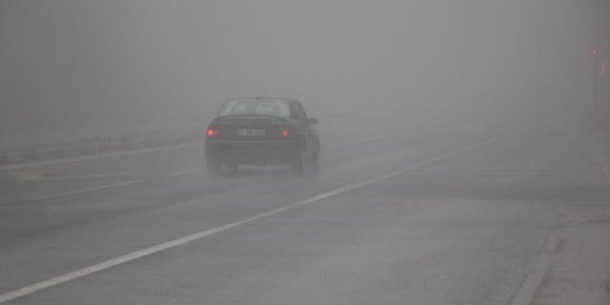 Bolu Dağı'nda yoğun sis