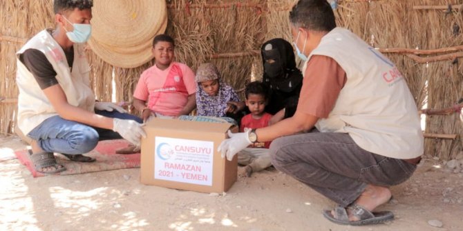 Yemen’li ihtiyaç sahiplerine Cansuyu
