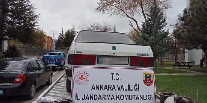 Ankara'da hırsızlık şüphelileri kovalamaca sonunda yakalandı