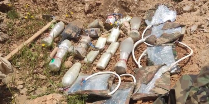 Irak'ın kuzeyinde teröristlerin tuzakladığı EYP ve mühimmatların imhası sürüyor