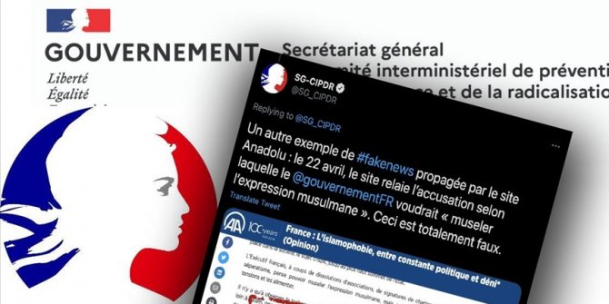 Fransa'da bir kamu kuruluşu daha AA'yı hedef aldı