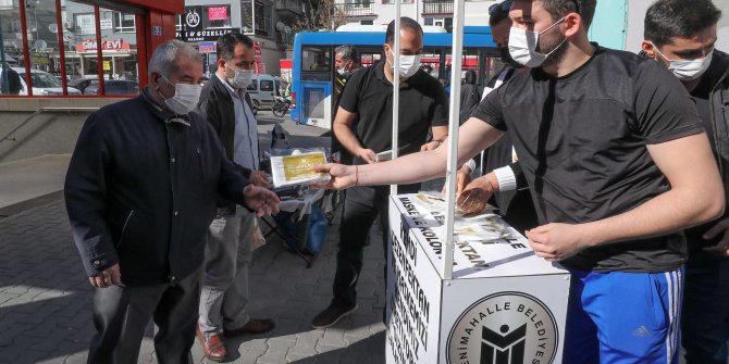 Maske ve dezenfektan dağıtımına hız verildi