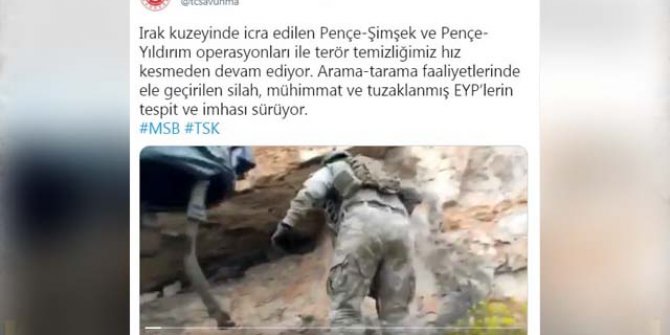 MSB'den flaş 'Pençe' operasyonları açıklaması