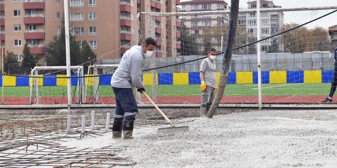 Spor tesisiler yenileniyor