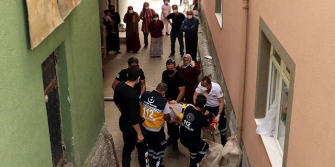 Yıkadığı halıyı balkona astı, ölümden döndü!