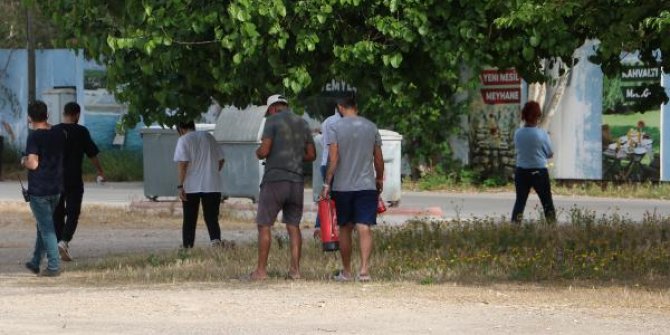 Ormanlık alanda kendisini yaktı, ağır yaralandı