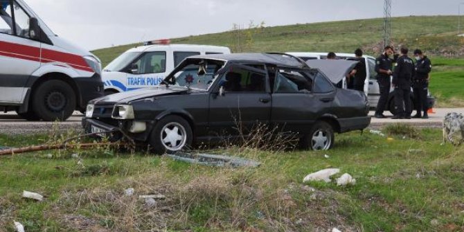 Çubuk'ta trafik kazası: 1 ölü, 2 yaralı