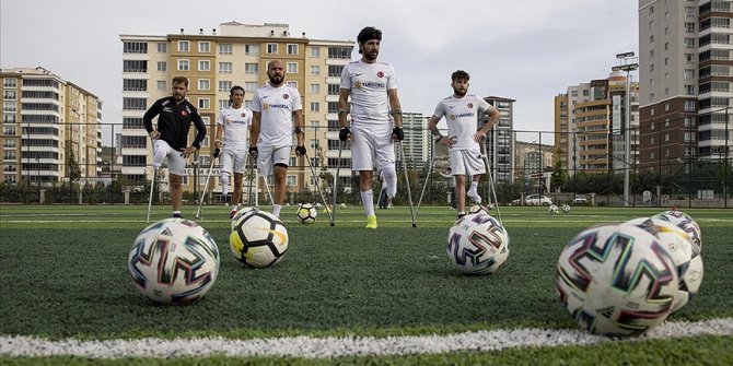 Ampute Futbol Milli Takımı Ankara'da kampa girdi