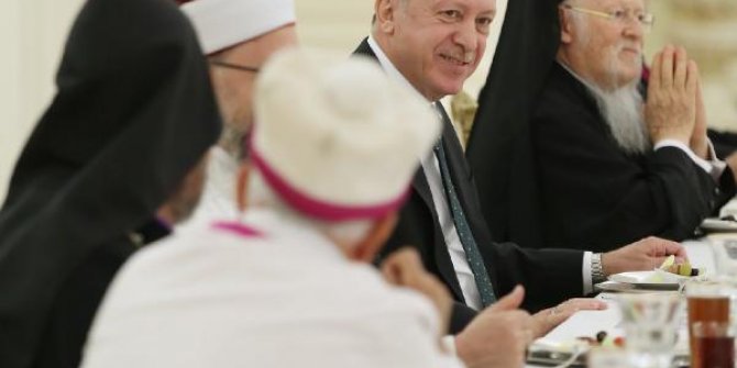 Erdoğan, azınlık cemaat temsilcileriyle iftarda bir araya geldi