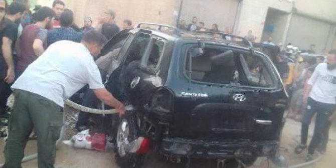 Afrin'de PKK/YPG'li teröristlerin bombalı saldırısında 5 çocuk yaralandı