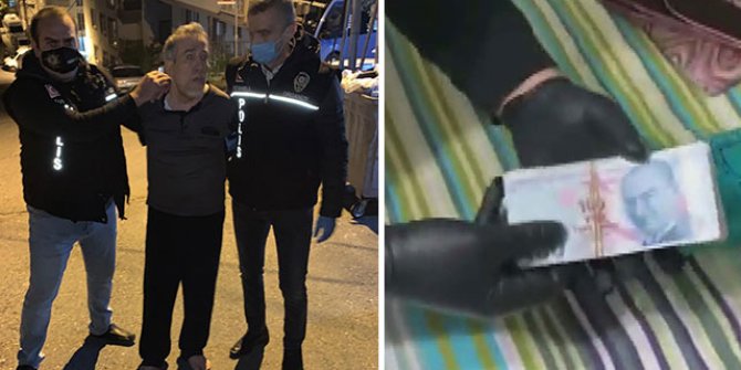 Gaybubet evlerindekilere 'maaş' dağıtan FETÖ'cü yakalandı: çıplak ayaklarla kaçmaya çalışması kamerada 