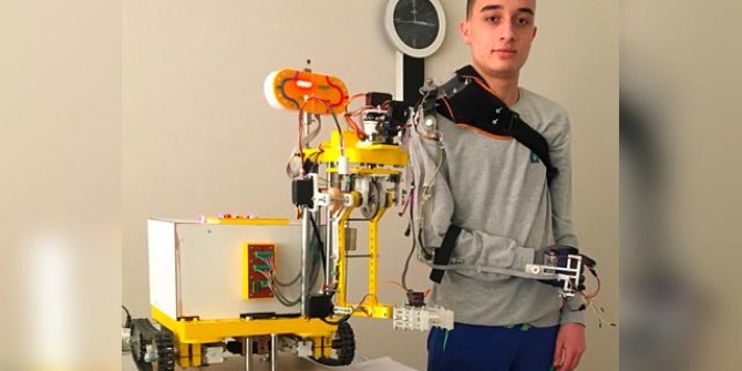 Mobil robot kol projesiyle dünya 1’incisi oldu