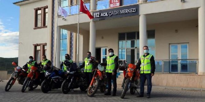 Yozgat'ta yaşlı ve hastaların ihtiyaçlarını motorize ekipler karşılıyor