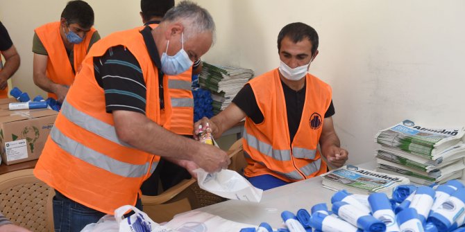 Her haneye çöp poşeti dağıtımına başlandı