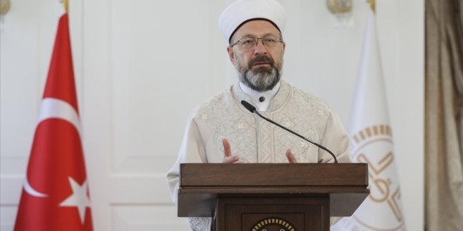Diyanet İşleri Başkanı Erbaş: İsrail'in zorbalıklarına karşı Filistinli kardeşlerimizin yanındayız