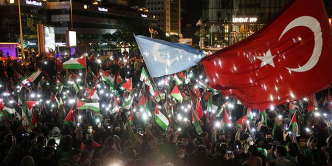 İsrail'in Mescid-i Aksa'ya yönelik saldırıları protesto edildi