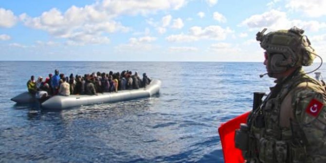 Mehmetçik göçmenleri ölümden kurtardı
