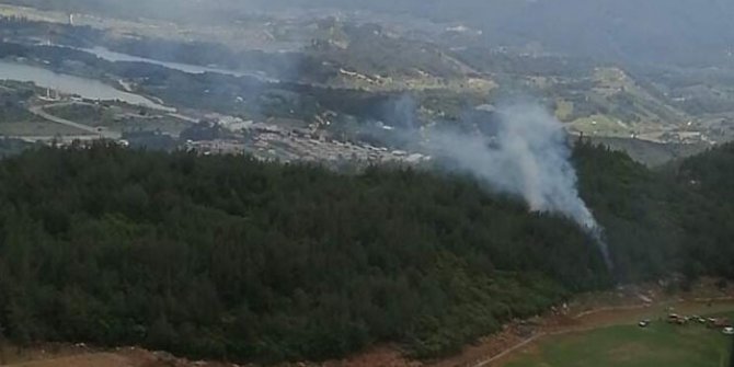 İzmir'de orman yangını