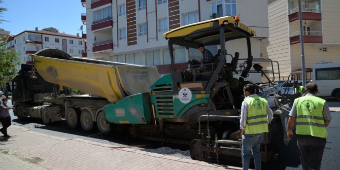 Kahramankazan'da cadde ve sokaklar yenileniyor 