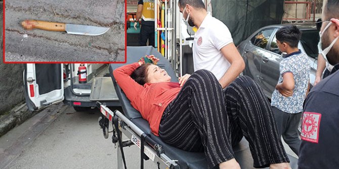 Tartıştığı annesini bıçakladı 