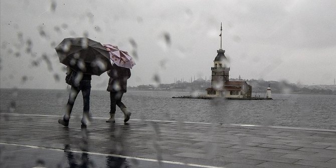 Marmara Bölgesi'ndeki 7 ilde sağanak ve gök gürültülü sağanak bekleniyor