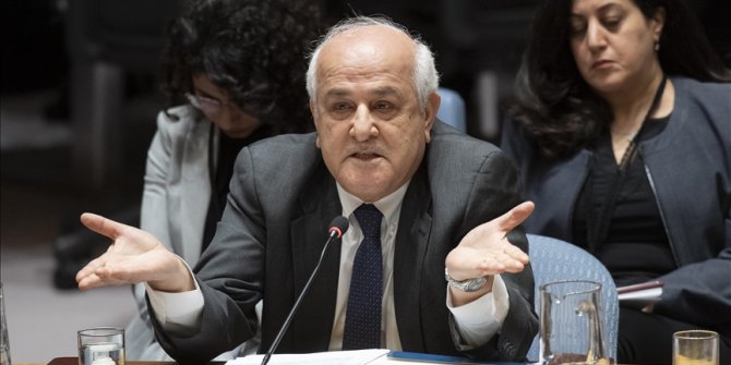 BM Filistin Temsilcisi Mansur, Filistin halkını desteklemeyen bir BMGK açıklamasına ihtiyaç olmadığını söyledi