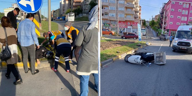 Otomobilin çarptığı motosikletin sürücüsü öldü