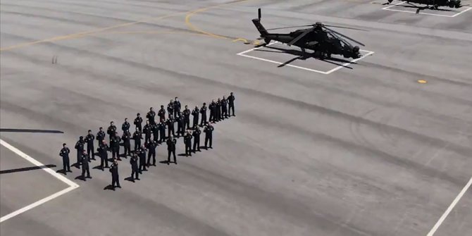 Emniyet Genel Müdürlüğü 3'üncü ATAK helikopterini teslim aldı