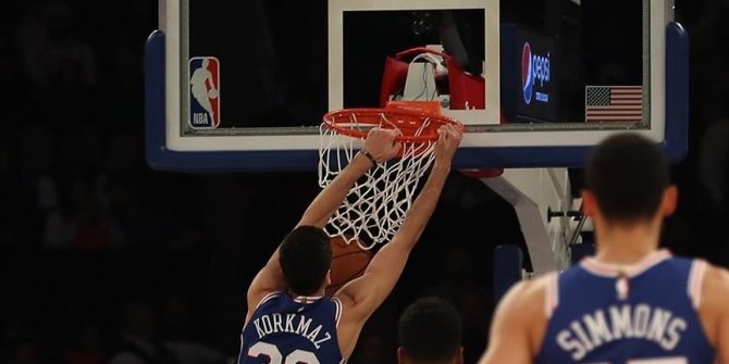 NBA'de 76ers, Furkan Korkmaz'ın 13 sayı ürettiği maçta seriyi 2-0'a getirdi