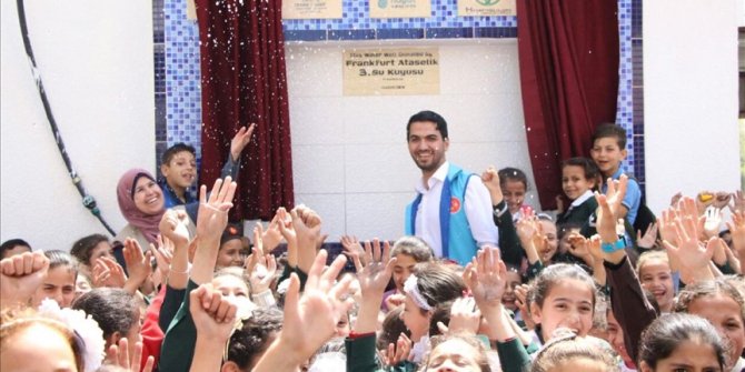 Türkiye Diyanet Vakfı Filistin'de 13 su kuyusu ve vakıf çeşmesi açtı