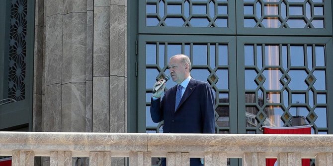 Cumhurbaşkanı Erdoğan: Taksim Camii'mizin hayırlara vesile olmasını diliyorum