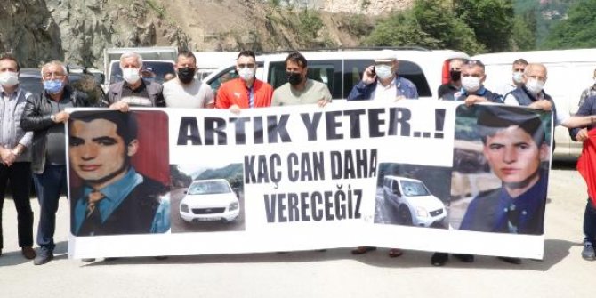 Trabzon’da kaya tehlikesi