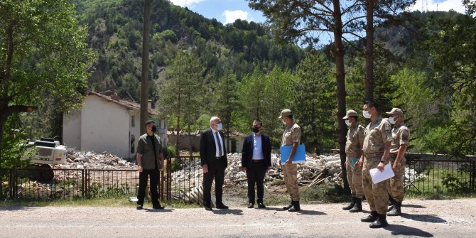 Jandarma Karakol binasının çalışmaları başladı