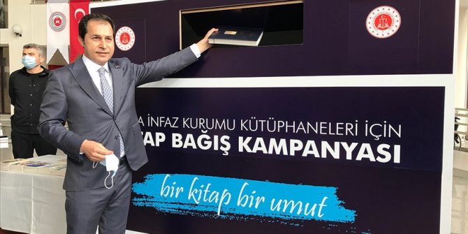 Cezaevi infaz kurumu kütüphaneleri için adliyelerde kitap bağış kampanyası başlatıldı
