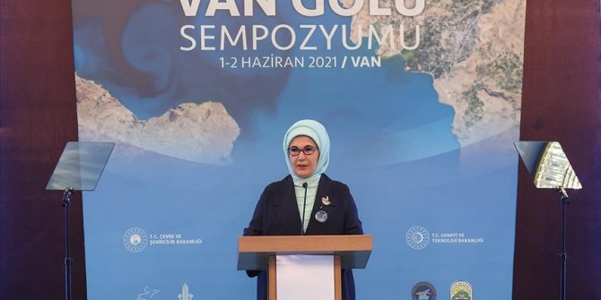 Emine Erdoğan: Van Gölü'nü Koruma Eylem Planı ile Van Gölü layıkıyla korunacak