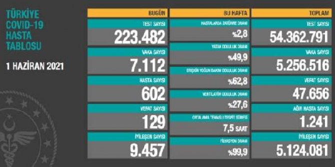 Koronavirüs salgınında can kaybı 47 bin 656'ya yükseldi