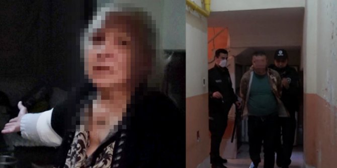 Cezaevinden izinli çıktı; annesini dövüp, polislere bıçak çekti
