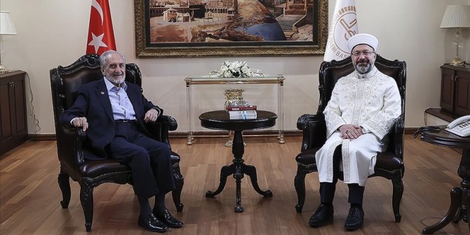 Saadet Partisi Yüksek İstişare Kurulu Başkanı Asiltürk'ten Diyanet İşleri Başkanı Erbaş'a ziyaret