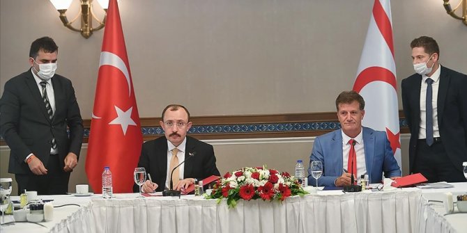 Türkiye ile KKTC arasında ticari ve ekonomik iş birliğinin geliştirilmesine ilişkin protokol imzalandı