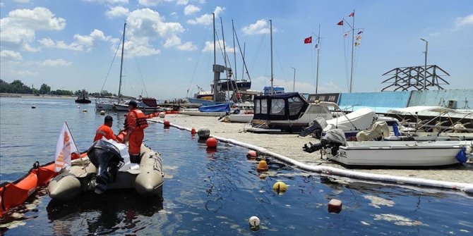 İstanbul ve İzmit Körfezi'nde müsilaj temizleme çalışmaları devam ediyor