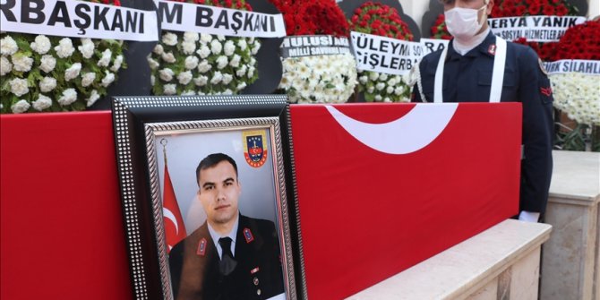 Şehit Jandarma Uzman Çavuş Adil Yılmaz, Hatay'da son yolculuğuna uğurlandı