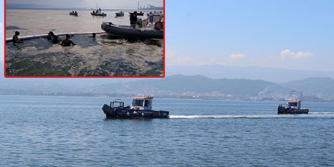 İzmit Körfezi'nde müsilaj kısmen temizlendi, balıkçılar açıldı 