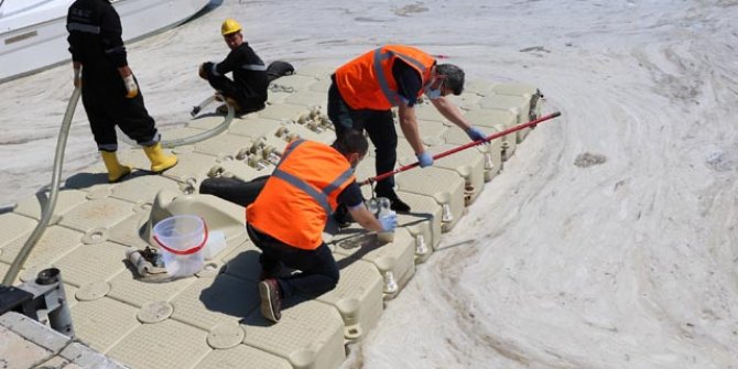 Çanakkale Boğazı'nda 2 günde 27 metreküp müsilaj toplandı