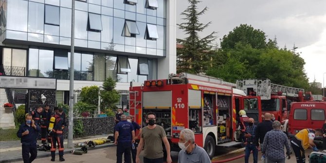 Başkentte özel bir huzurevinde yangın çıktı