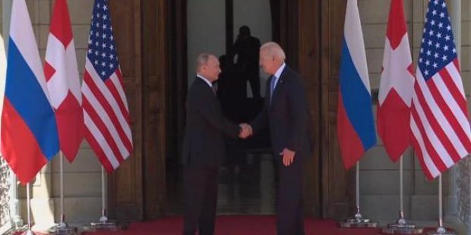 Cenevre'deki kritik Biden-Putin görüşmesi başladı