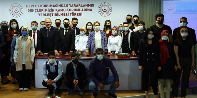 Devlet korumasındaki 890 gencin kamu kurum ve kuruluşlarına ataması yapıldı