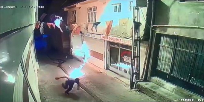 Diyarbakır’da AK Parti Hani İlçe binasına molotoflu saldırı